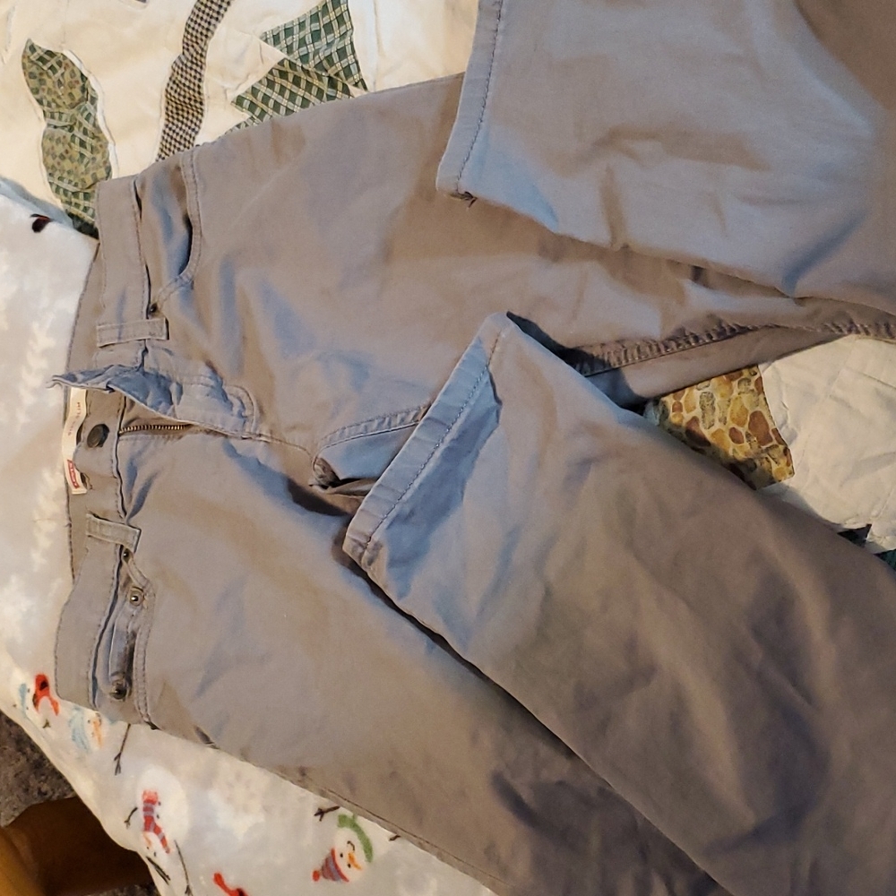 Levi 511 slim gray pants